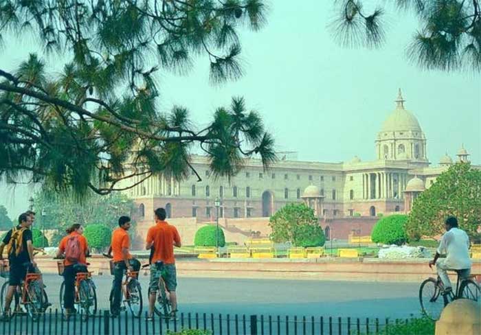 new delhi bicycle tour